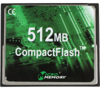 SD  MicroMemory Compact Flash 512 MB  (MMCF/512)