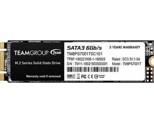 SSD 1TB SSD TeamGroup MS30 1TB M.2 2280 SATA III (TM8PS7001T0C101)