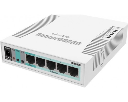 Switch MikroTik RouterBOARD RB260GS (CSS106-5G-1S)