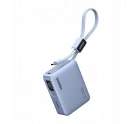 Ugreen 10000mAh Ugreen PB584, USB + USB-C, 33W, wbudowany kabel (Gray)