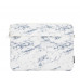 iLike na laptop 15-16 Inches Fabric Laptop Bag With Strap Marble White ILIUN15LBMW