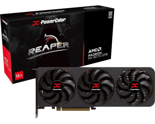PowerColor Reaper Radeon RX 9070 GRE 12GB GDDR6 (RX9070GRE 12G-A)