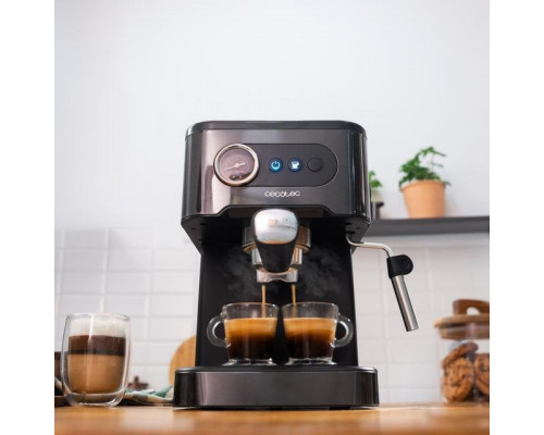 Cecotec Coffee machine Power Espresso 20 Pro Latte Pump pressure 20 bar Built-in milk frother Semi-automatic Black 1350 W
