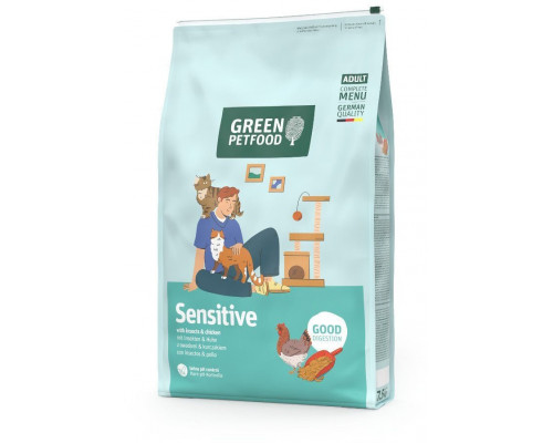 Green Petfood FairCat Sensitive z owadami i chickeniem 7.5kg (50015964)