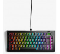 Glorious  GMMK 3 Pro 75 % Fox Switches - ISO-ND, Black (GLO-KB-GMMK3-PRO-75-PB-FOX-W-BLK-ND)