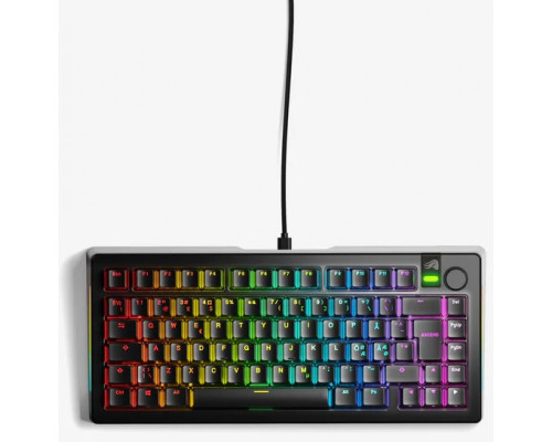 Glorious  GMMK 3 Pro 75 % Fox Switches - ISO-ND, Black (GLO-KB-GMMK3-PRO-75-PB-FOX-W-BLK-ND)