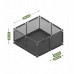 King Kids Kojec dla dzieci Cozy 20 Graphite - 130 cm (TN-COZY 20 GRAPHITE)