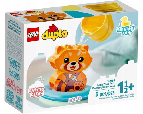 LEGO Duplo Zabawa w kąpieli: pływająca czerwona panda (10964)