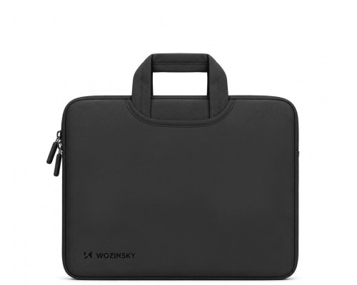 Wozinsky Na laptop WNT-13B 13-14" z chowaną rączką neoprenowa - black (5907769388484)