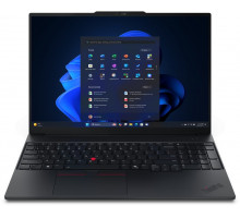 Laptop Lenovo ThinkPad E16 Gen 3 (Intel) Copilot+ PC Intel Core Ultra 5 226V Laptop 40,6 cm (16") WUXGA 16 GB LPDDR5x-SDRAM 512 GB SSD Wi-Fi 6E (802.11ax) Windows 11 Pro Angielski Black (22AY004HMH)