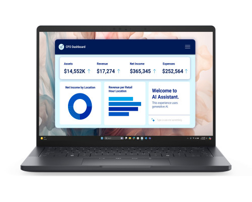 Laptop Dell NTB Pro 13 Premium PA13250/U5-236V/Evo/16GB/512SSD/13.4" FHD+|IR Cam/No AC Adapter/Backlit Kb/W11P/3Y PS NBD (H05DW)