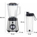 goblet Eldom STALO 1000W 2 L , 22 000 OBR./MIN. kruszenie lodu, BPA-FREE (BK7S)