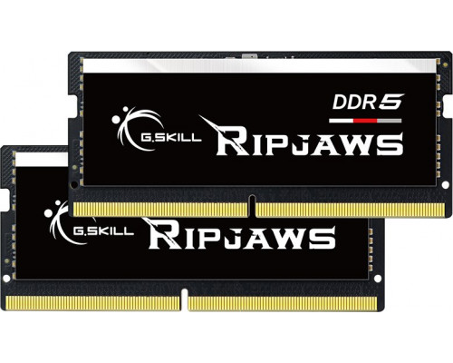 G.Skill Moduł pamięci Ripjaws 128 GB 2 x 64 GB DDR5 5600 MT/s 262-pin SO-DIMM (F5-5600S4645A64GX2-RS)