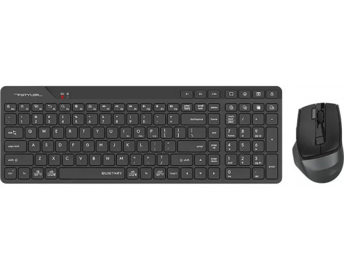 A4Tech Zestaw klawiatura + mysz FStyler FB2800C AIR2 2.4G Black (A4TKLA47947)