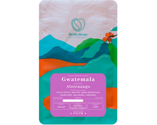 BeMyBean - kawa ziarnista Gwatemala Alotenango Natural Filter 250 g (2101015752)