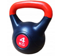 Kubisport Kettle Obciążenie Ciężarek do Ćwiczeń Treningu 4 kg (Kub_05-CWKBC4K)
