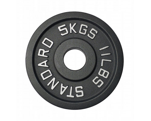 Kubisport Plate ciężar load olympic cast iron solidne 5 kg 50 mm (Kub_05-CWSPE5)