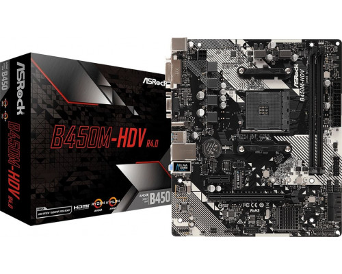 AMD B450 ASRock B450M-HDV R4.0