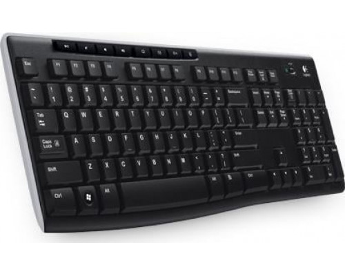 Logitech K270 Wired Wireless Black CZ + SK (920-003741)