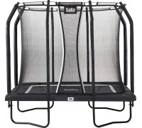 Garden trampoline Salta Premium Black with inner mesh 214 x 153 cm
