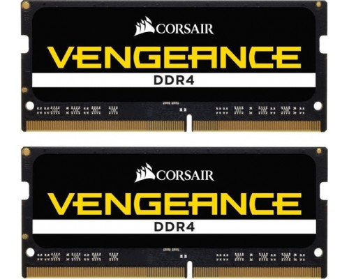 Corsair Vengeance, SODIMM, DDR4, 64 GB, 2666 MHz, CL18 (CMSX64GX4M2A2666C18)