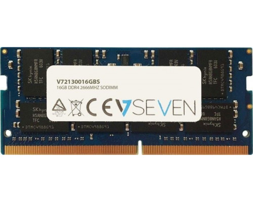 V7 SODIMM, DDR4, 16 GB, 2666 MHz, CL19 (V72130016GBS)