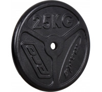 Marbo Sport Standard iron discs slim 25 kg MW-O25-slim -