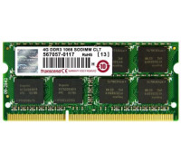 Transcend SODIMM, DDR3, 4 GB, 1066 MHz, CL7 (TS512MSK64VIN)