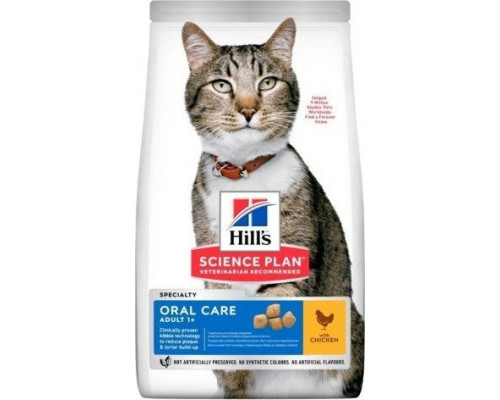 Hills Prescription Diet  	 Hill's Science Plan Adult Oral Care sausas ėdalas katėms su vištiena, 7kg