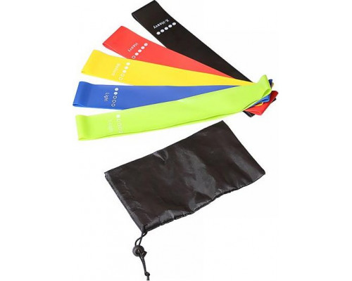Mini Band różne poziomy oporu w zestawie 5 szt.