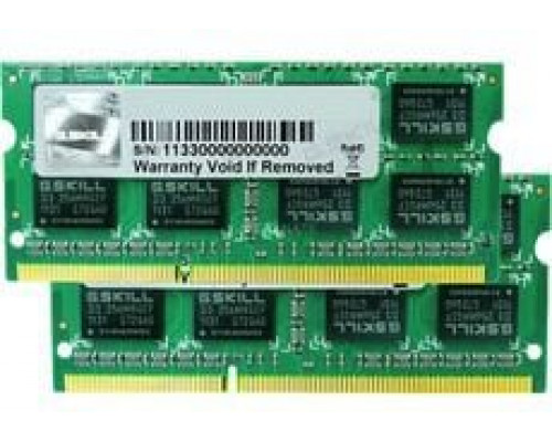 G.Skill SODIMM, DDR3L, 8 GB, 1600 MHz, CL9 (F3-1600C9D-8GSL)