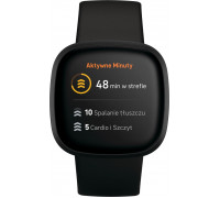 Smartwatch Fitbit Versa 3 Black  (FB511BKBK)