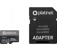 SD  Platinet Pro MicroSDHC 256 GB Class 10 UHS-III/U3 A2  (PMMSDX256UIII)