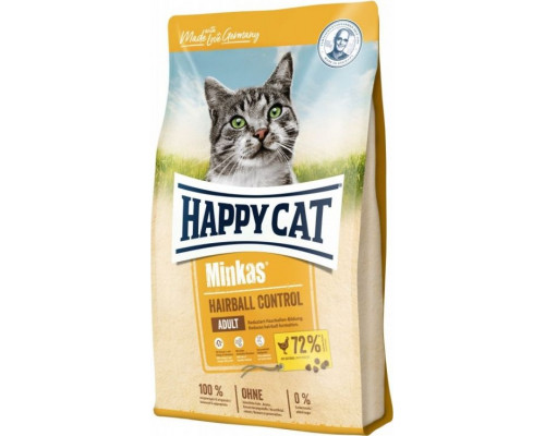 Happy Cat Hairball Control - against wearing, poultry 4 kg