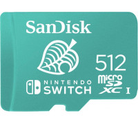 SD  SanDisk Nintendo Switch MicroSDXC 512 GB Class 10 UHS-I/U3 A1 V30 (SDSQXAO-512G-GNCZN)