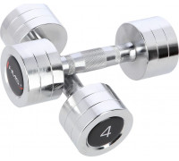 HMS dumbbells CHD04 chrome plated 2 x 4 kg