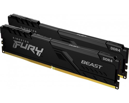 Kingston Fury Beast, DDR4, 16 GB, 3200MHz, CL16 (KF432C16BBK2/16)