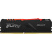 Kingston Fury Beast RGB, DDR4, 16 GB, 3200MHz, CL16 (KF432C16BBAK2/16)
