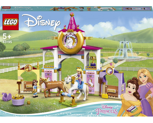 LEGO Disney Królewskie stajnie Belli i Roszpunki (43195)