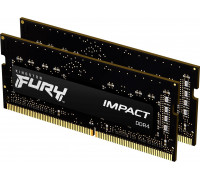 Kingston Fury Impact, SODIMM, DDR4, 16 GB, 3200 MHz, CL20 (KF432S20IBK2/16)