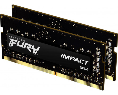 Kingston Fury Impact, SODIMM, DDR4, 16 GB, 3200 MHz, CL20 (KF432S20IBK2/16)