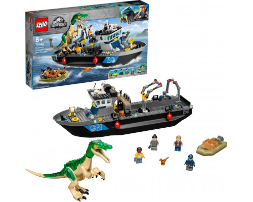 LEGO Jurassic World Barionyks i ucieczka łodzią (76942)