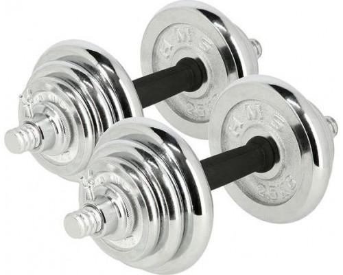 HMS ‎Dumbbells STC21 chrome plated 2 x 10 kg