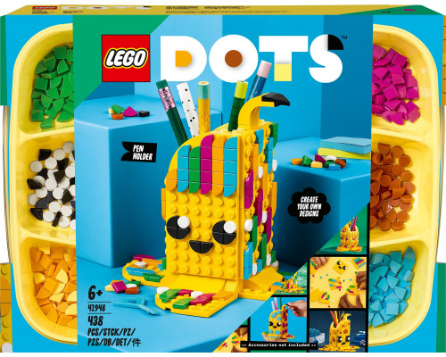 LEGO Dots Uroczy banan — pojemnik na długopisy (41948)