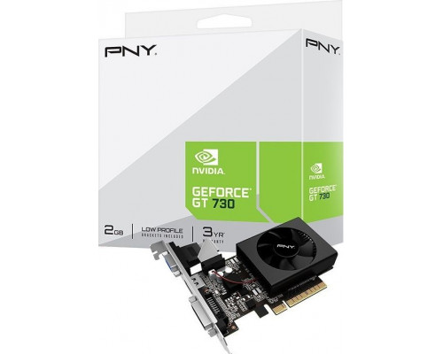 *GT730 PNY GeForce GT 730 2GB GDDR3 (VCG7302D3SFPPB)