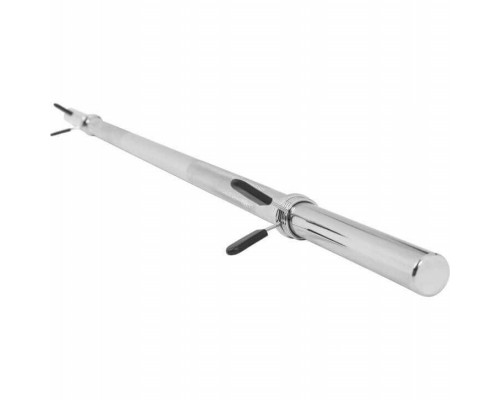 Gorilla Sports GORILLA SPORTS Taisns stienis 120cm diametrs 30mm svars 8kg ar atsperu skavām  