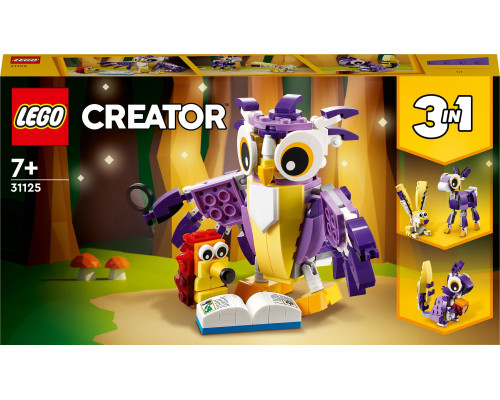 LEGO Creator 3 w 1 Fantastyczne leśne stworzenia (31125)