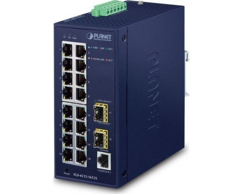 Switch Planet IP30 Industrial L2/L4 16-Port