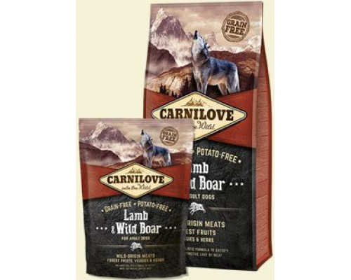 CARNILOVE Lamb & Wild Boar For Adult - 1.5 kg