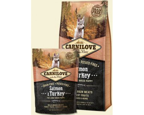 CARNILOVE Salmon & Turkey For Large Breed Puppy - 12 kg